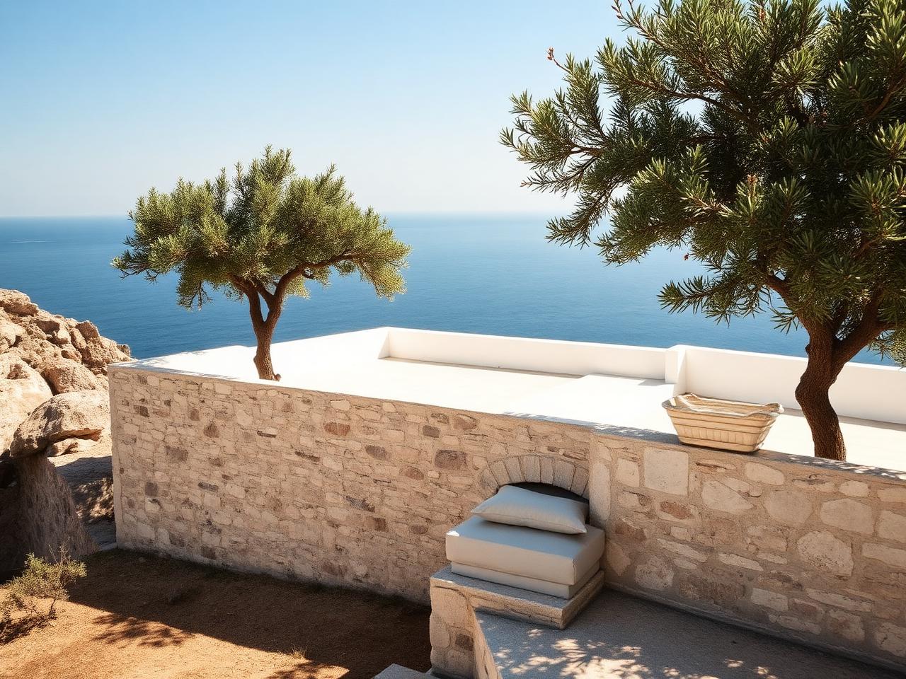 Kalami Cliff House in Paros